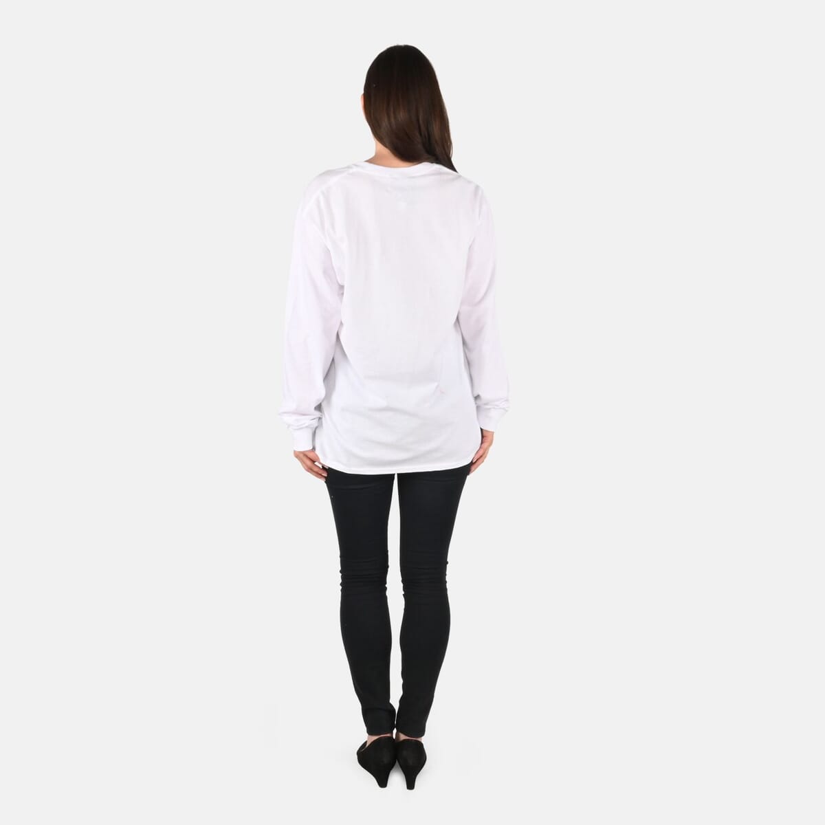Holiday Collection Merry Christmas Greetings Long Sleeve Shirt - XL  (MADE IN THE USA) image number 1