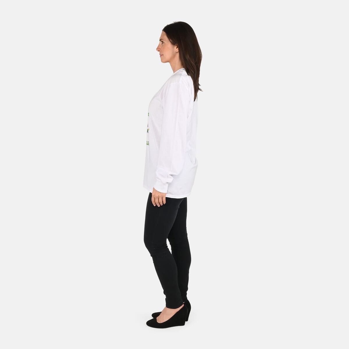 Holiday Collection Merry Christmas Greetings Long Sleeve Shirt - XL  (MADE IN THE USA) image number 2