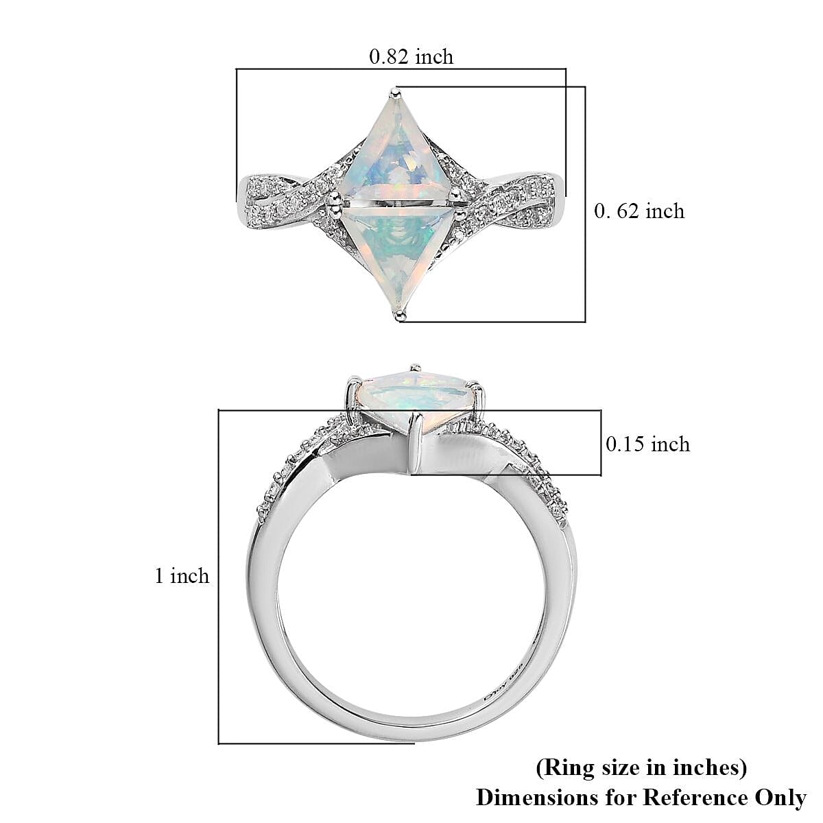 Premium Ethiopian Welo Opal Solitaire Stud Earrings in Platinum Over Sterling Silver 1.20 ctw