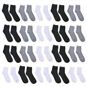 Multi Color Set of 20 Pair Ankle Socks