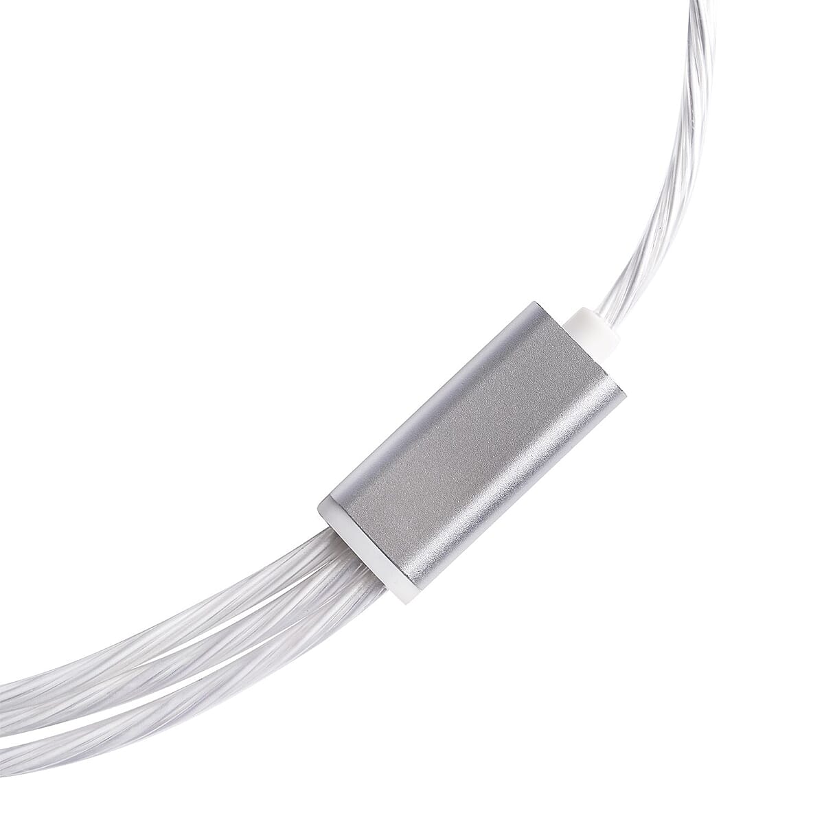 2pcs Set 3 in 1 Light Moving Charging Cable - White (47.24) image number 5