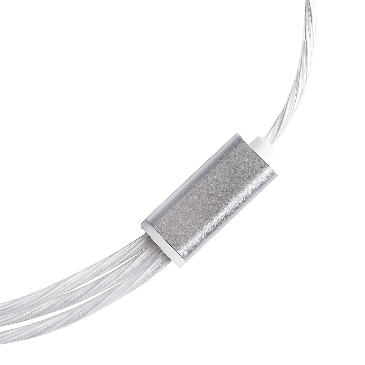 2pcs Set 3 in 1 Light Moving Charging Cable - White (47.24) image number 6