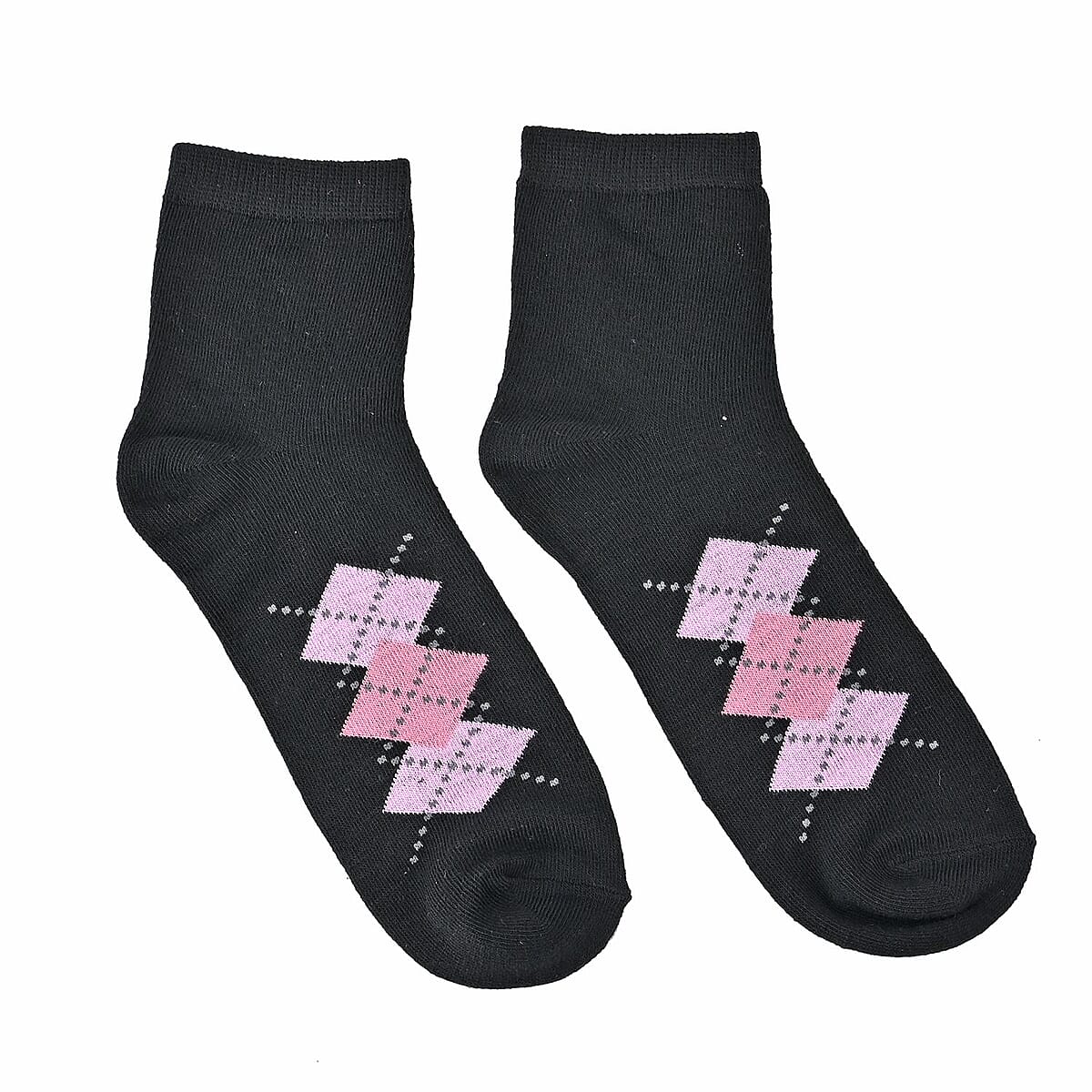 Multi Color Set of 20 Pair Ankle Socks image number 1