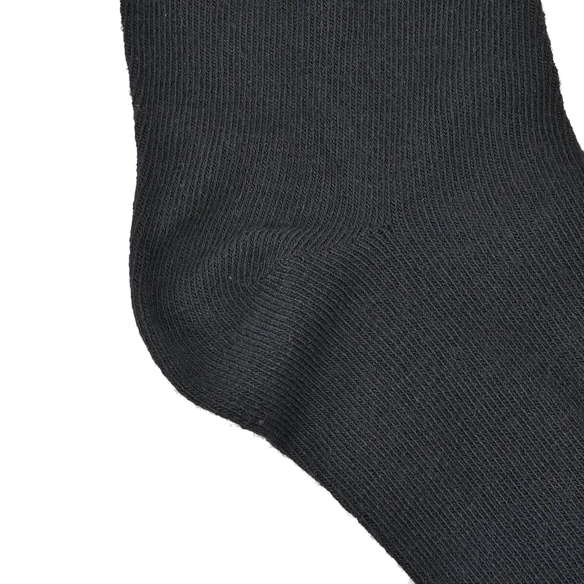 Black Set of 20 Pair Ankle Socks image number 3