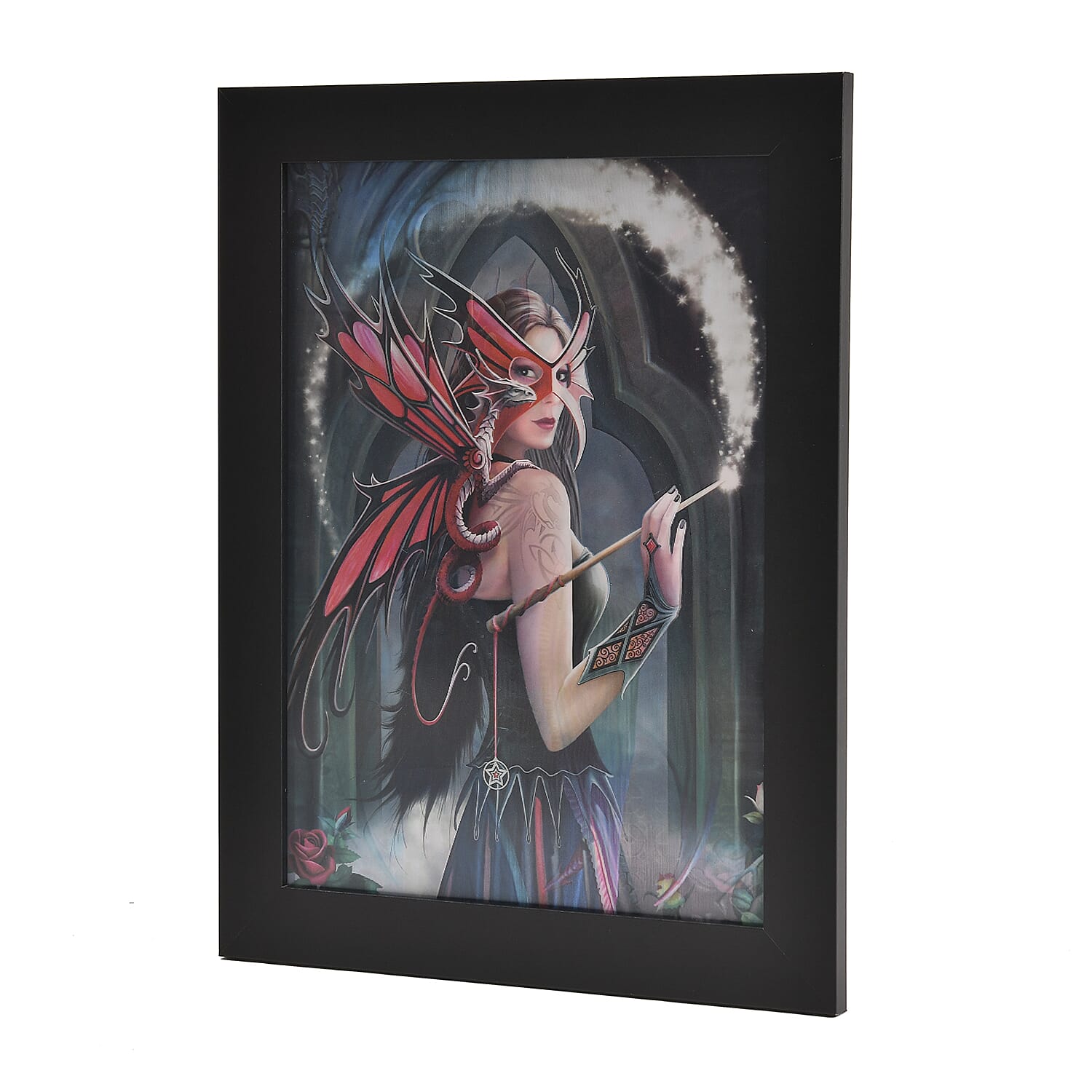 Witch 3D Holographic Painting 3 Images in 1 Picture Frame