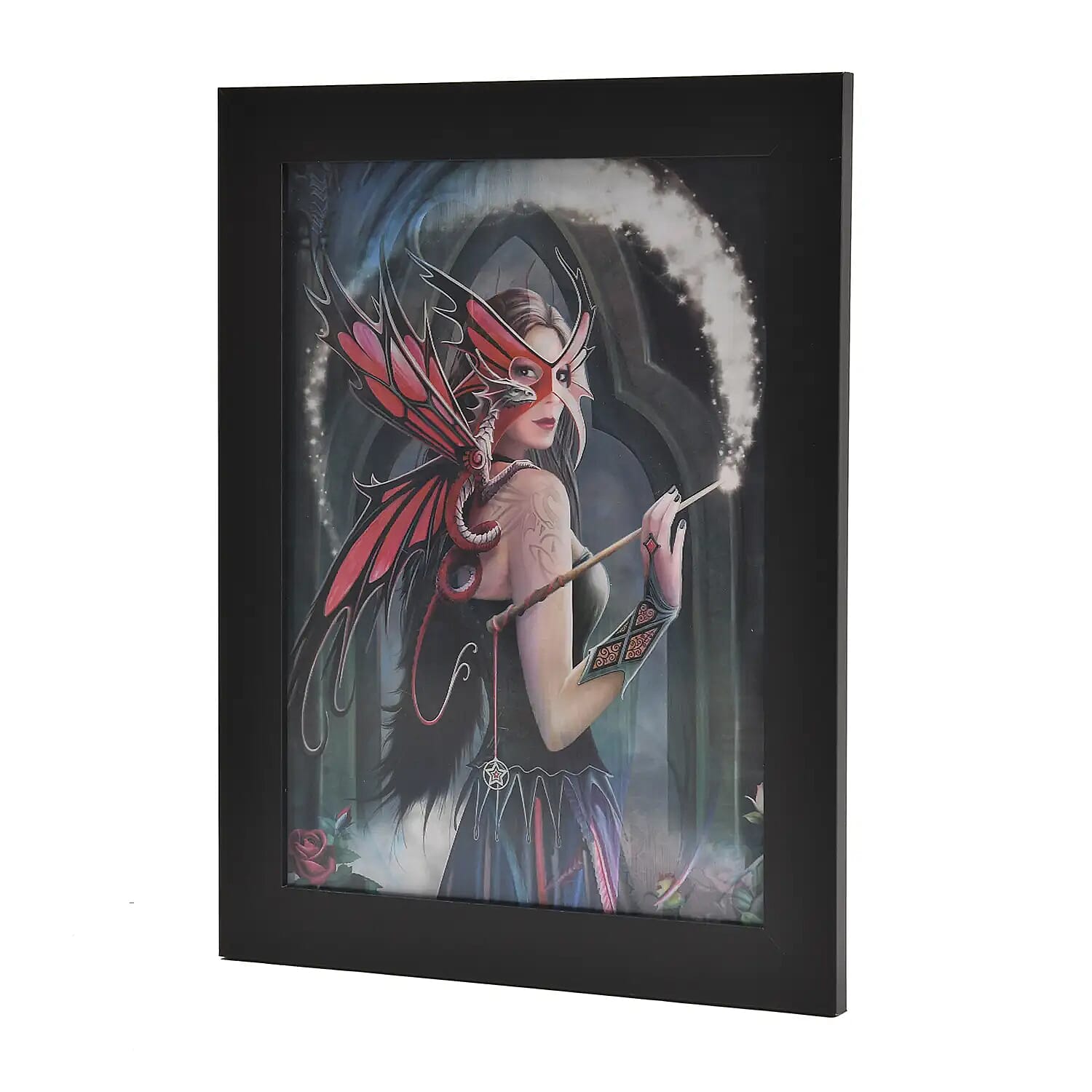 Witch 3D Holographic Painting 3 Images in 1 Picture Frame