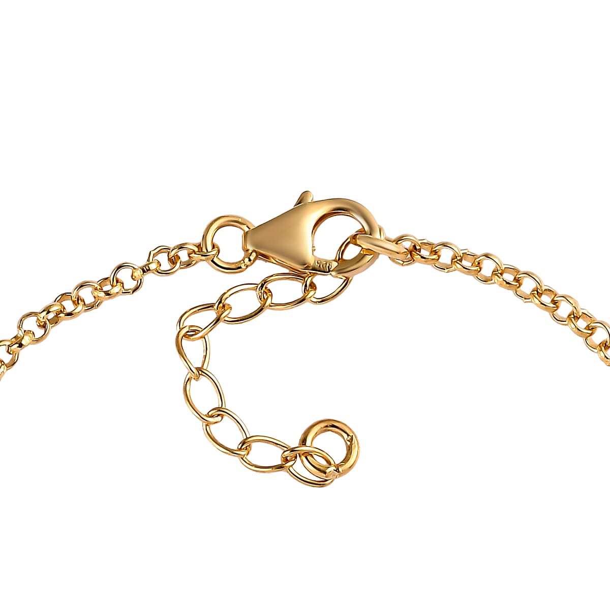 Premium Boyaca Colombian Emerald and Moissanite Bracelet in Vermeil Yellow Gold Over Sterling Silver (6.50-8.0In) 2.15 ctw image number 3