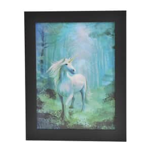 Unicorn 3D Holographic Painting 3 Images in 1 Picture Frame