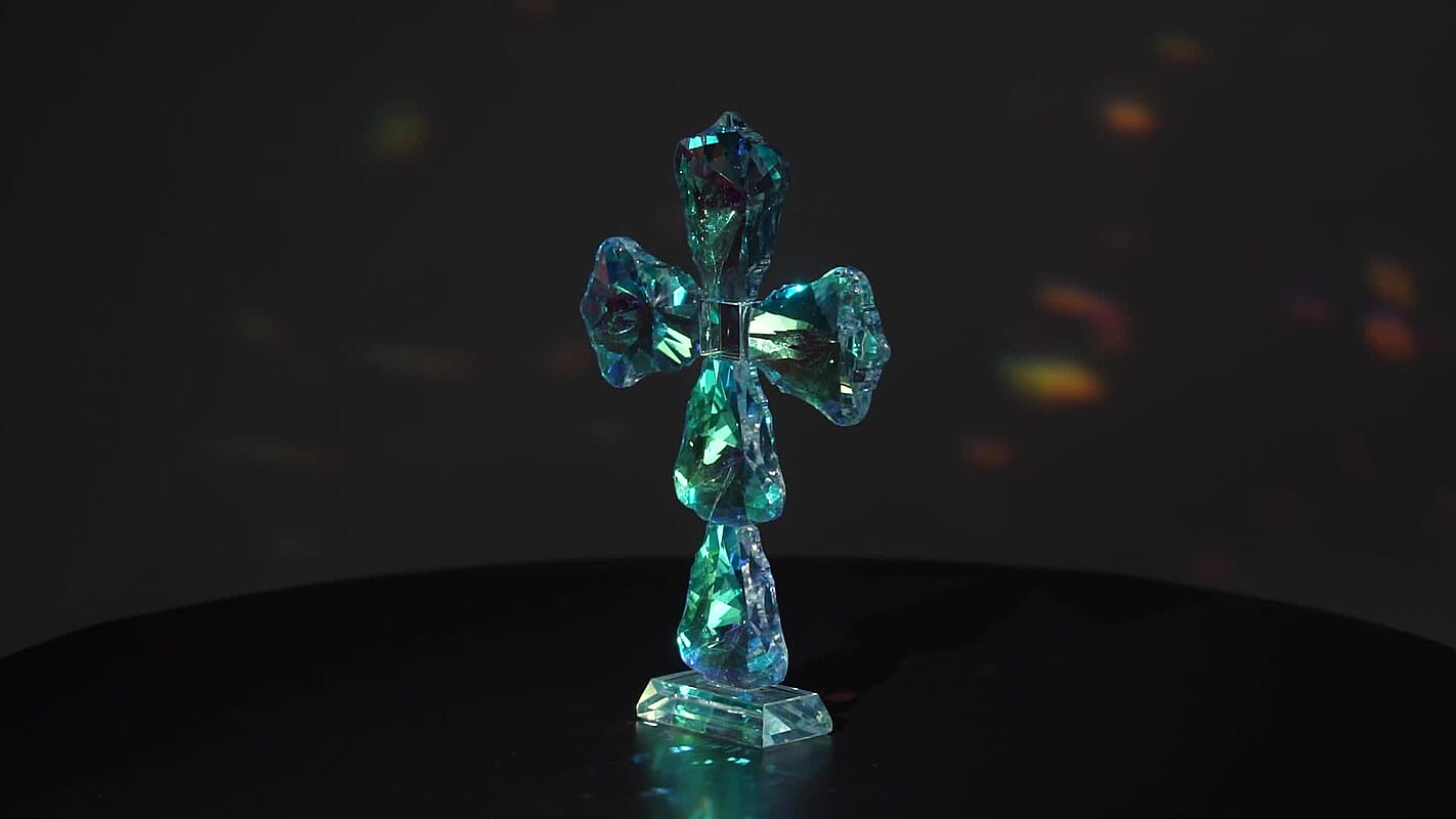 Transparent Crystal Cross