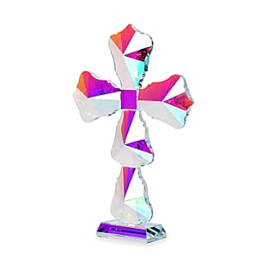 Transparent Crystal Decorative Cross