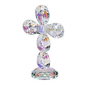 Transparent Crystal Decorative Cross