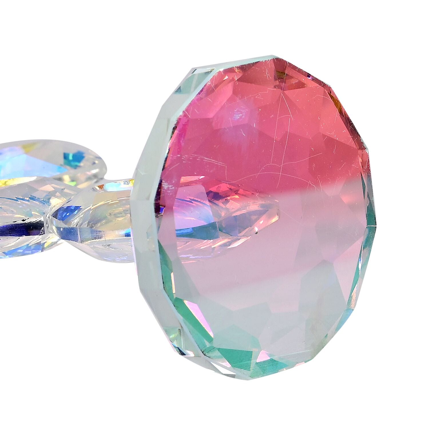 Transparent Crystal Decorative Cross