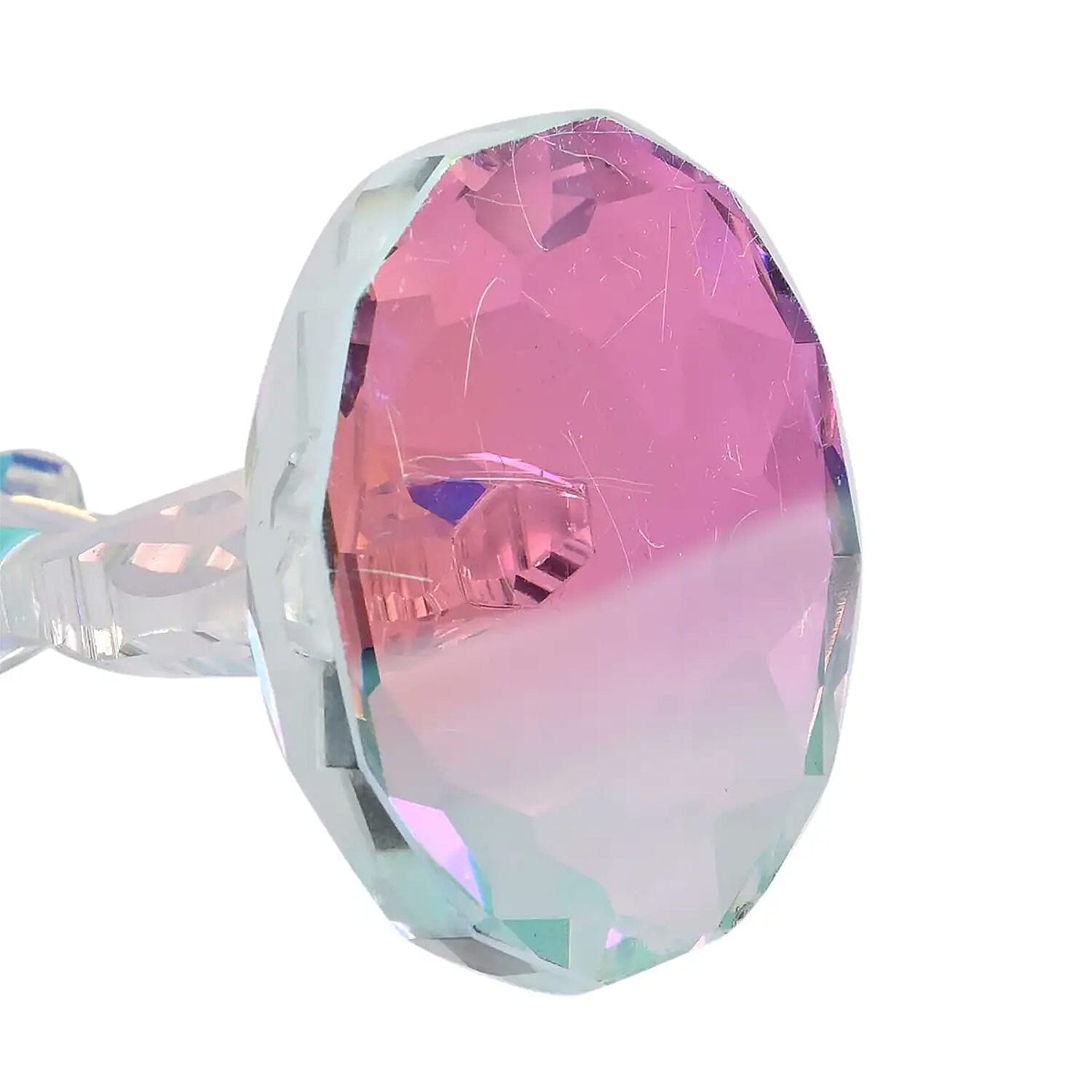 Transparent Crystal Decorative Cross