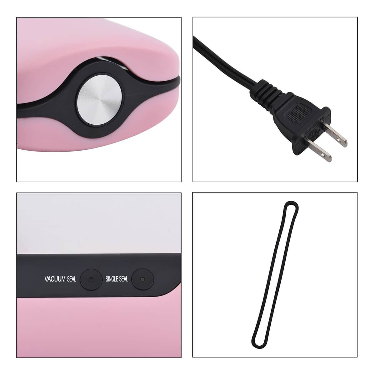 Homesmart Pink Vacuum Sealer with Seal, Roll Bag and Vacuum Bags image number 6