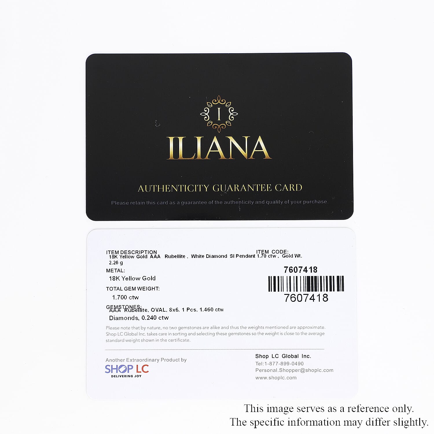 Certified & Appraised Iliana 18K Yellow Gold AAA Ouro Fino Rubellite and G-H SI Diamond Pendant without Chain 1.70 ctw