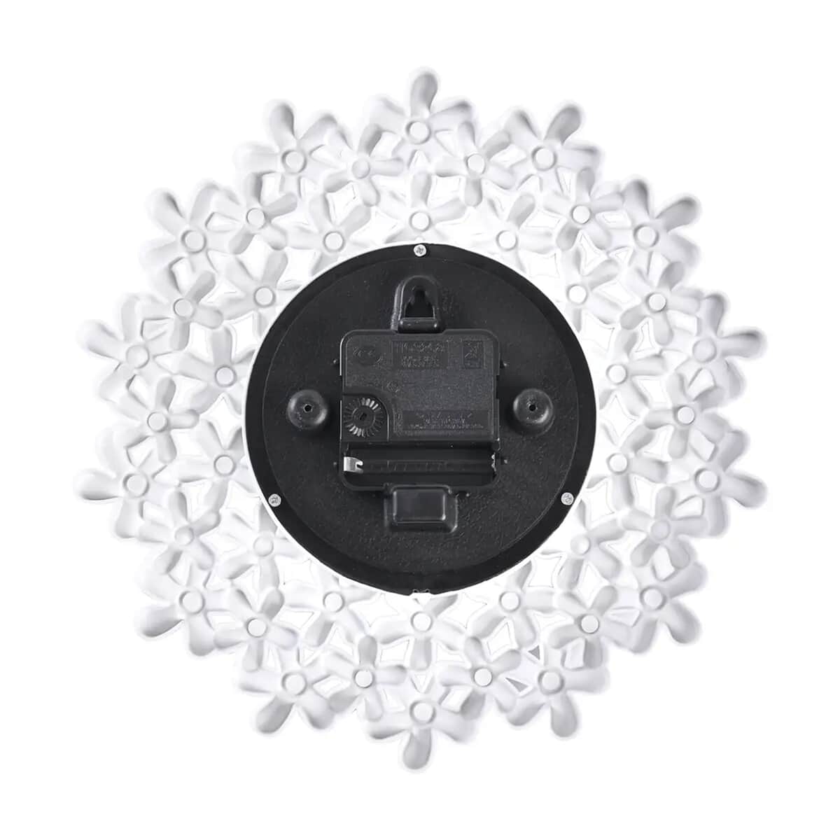 Value Buy 3-piece Set White Color Floral Inspired Wall clock (1xAA Battery Not Included) image number 6