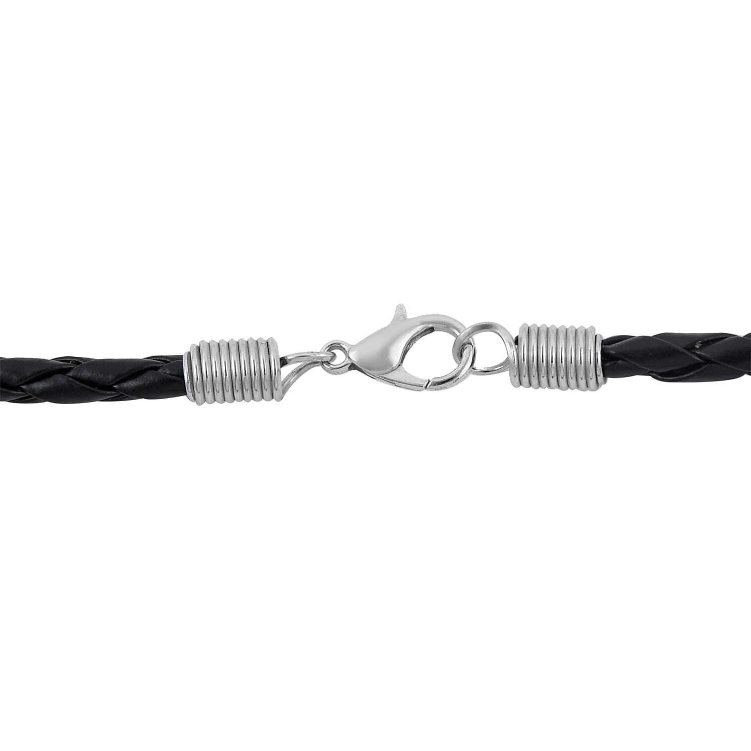 Brown Shell Dolphin Carving and Black Suede String Necklace 26 Inches