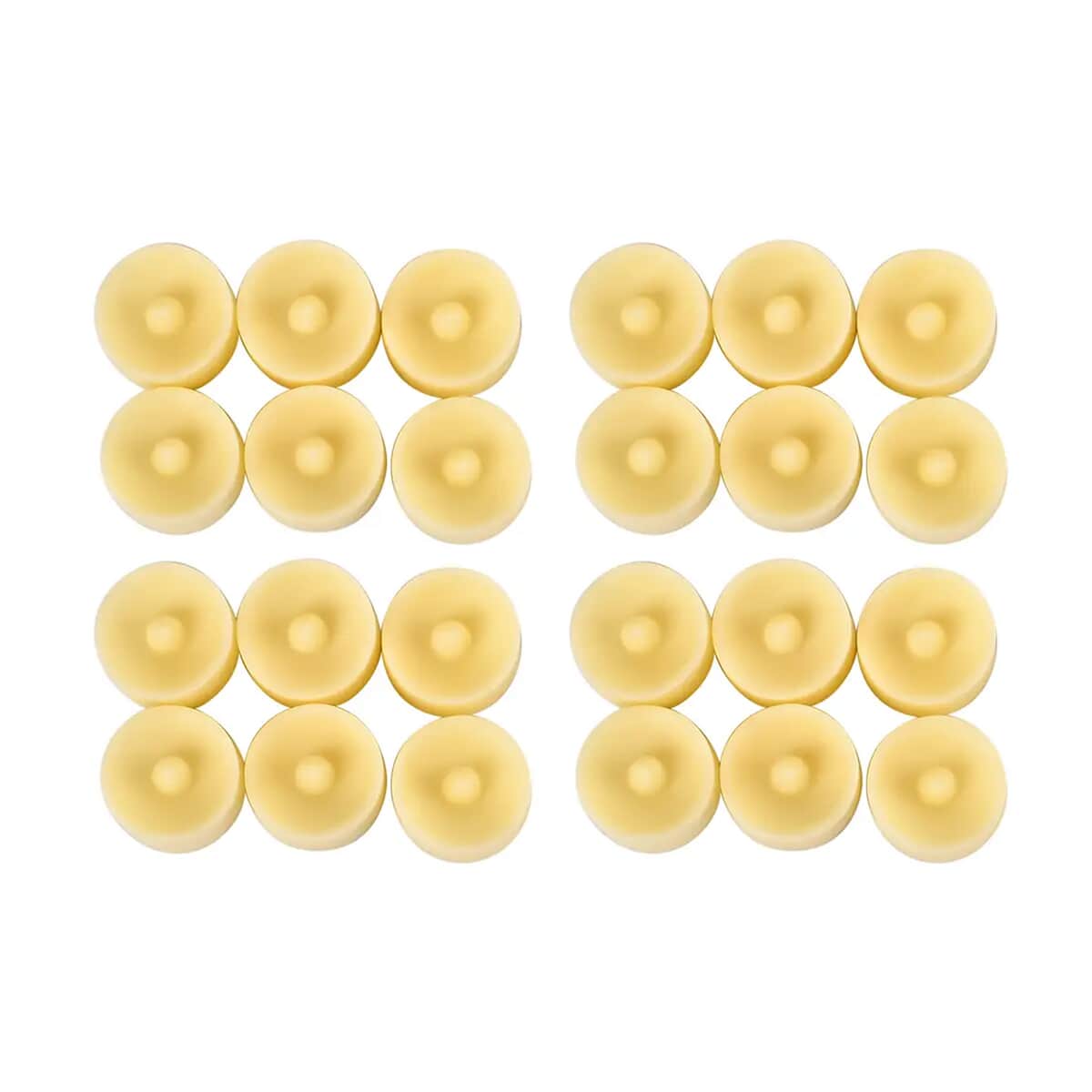 Set of 24pcs Ivory Candle with Warm Lights (1.45"x1.6") image number 5