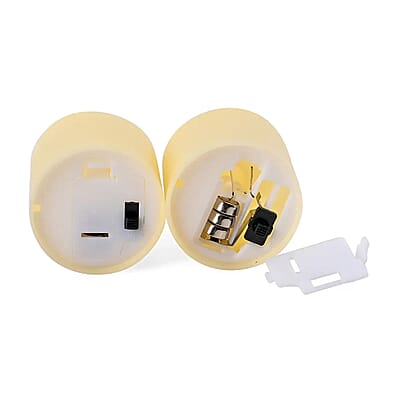 Ankur Treasure Chest Livmore Set of 24 pcs Ivory Candle with Warm Lights
