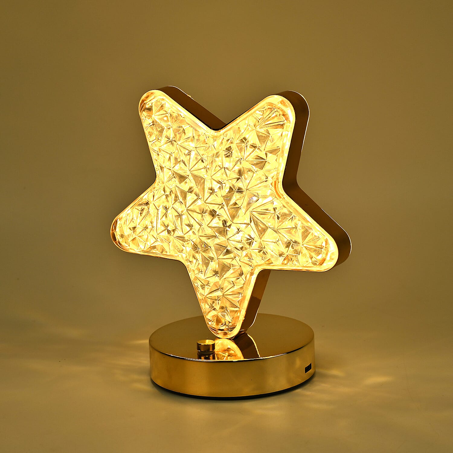 Livmore Touch Controlled Star-shaped Crystal Table Lamp