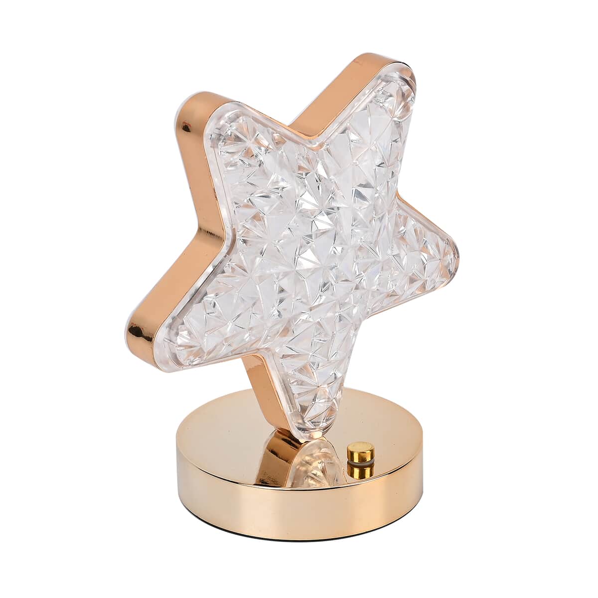 Touch Controlled Star-shaped Crystal Table Lamp image number 3