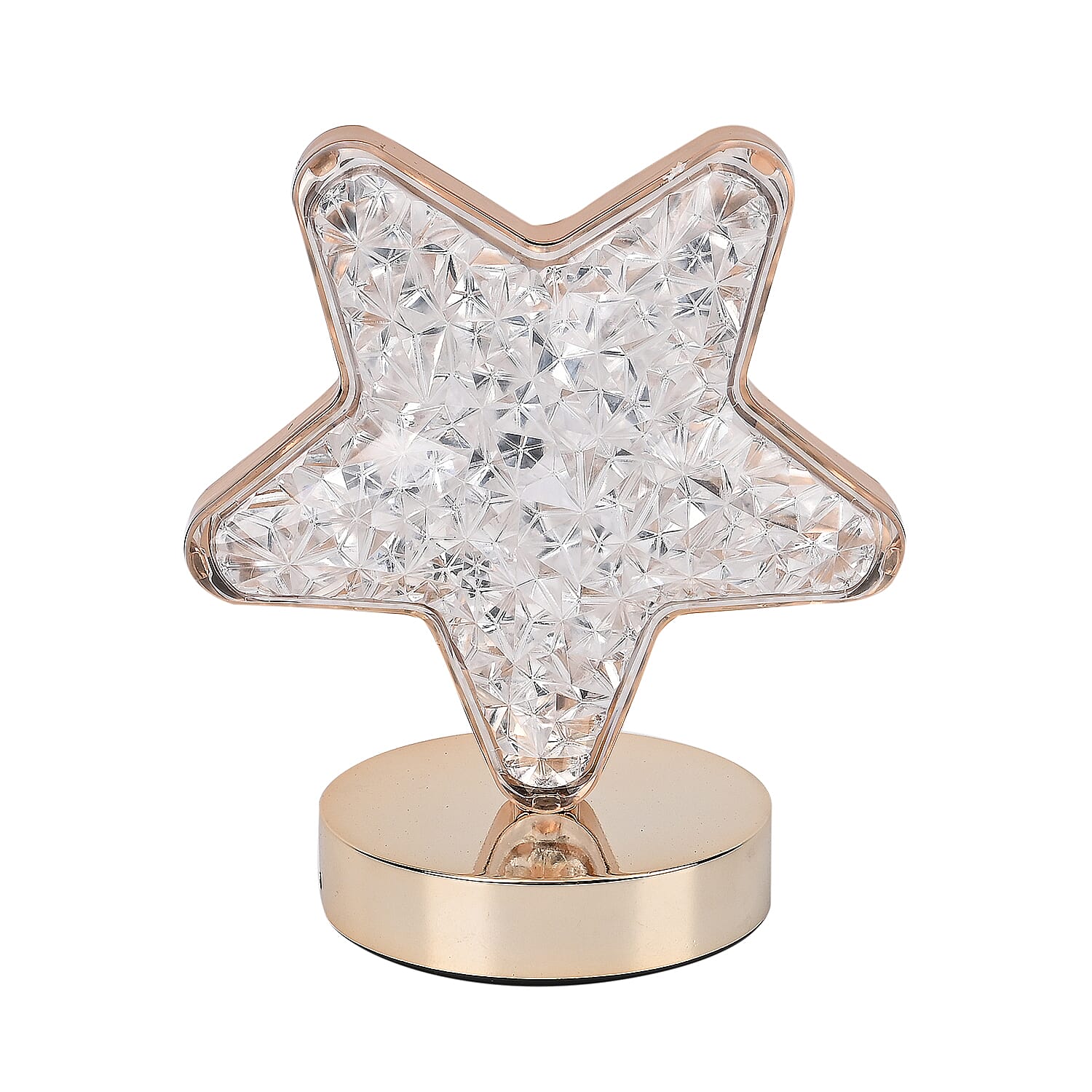 Livmore Touch Controlled Star-shaped Crystal Table Lamp