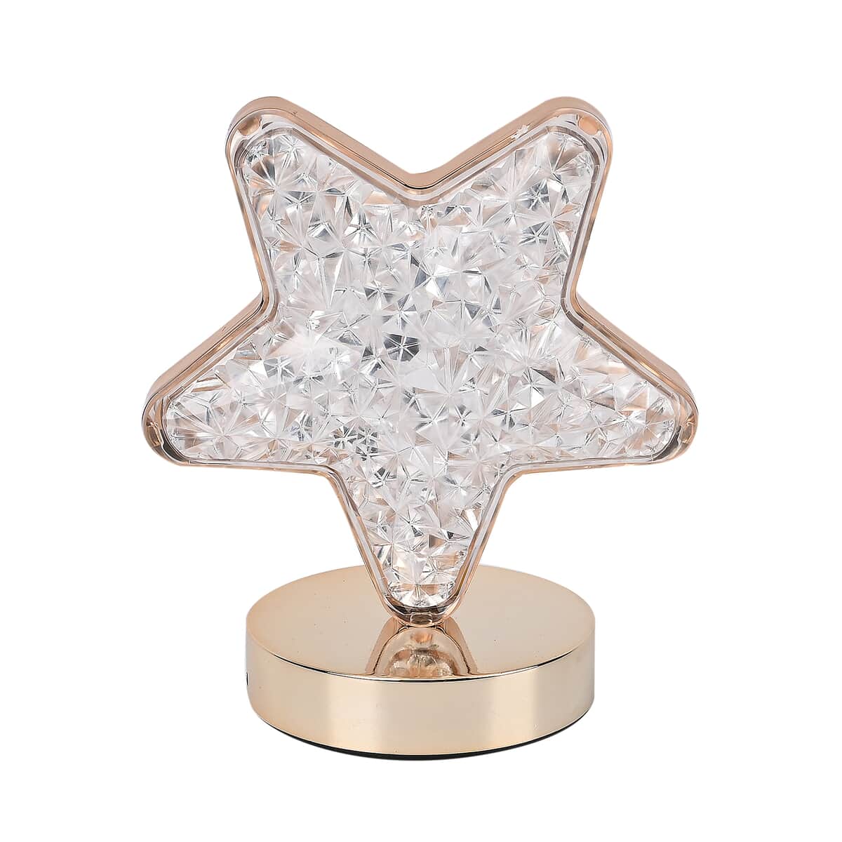 Touch Controlled Star-shaped Crystal Table Lamp (5.9"x6.9") image number 4