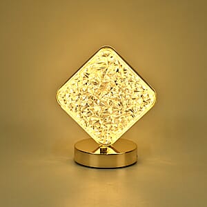 Livmore Touch Controlled Diamond-shaped Crystal Table Lamp