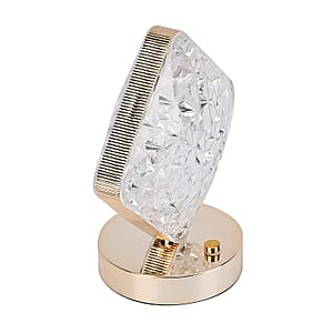 Livmore Touch Controlled Diamond-shaped Crystal Table Lamp