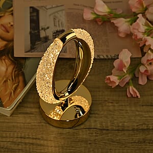 Livmore Touch Controlled Oval-shaped Crystal Table Lamp