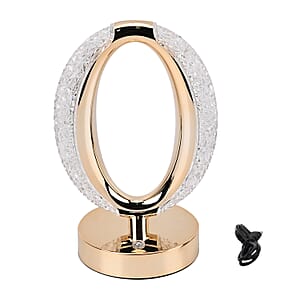 Livmore Touch Controlled Oval-shaped Crystal Table Lamp