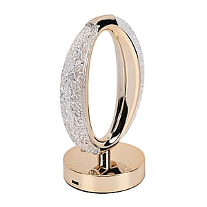 Livmore Touch Controlled Oval-shaped Crystal Table Lamp