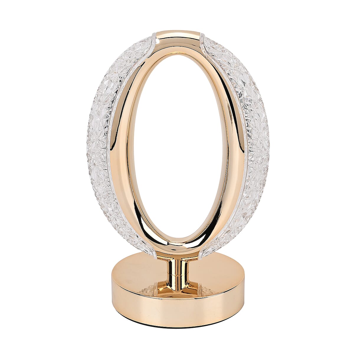 Livmore Touch Controlled Oval-shaped Crystal Table Lamp image number 4