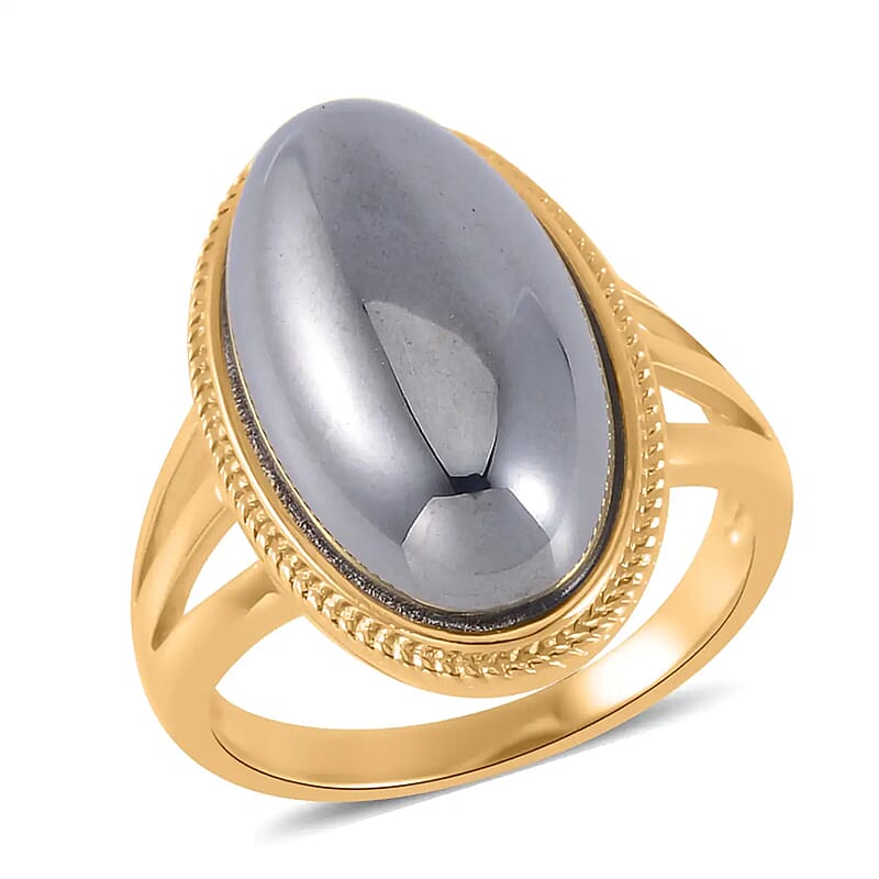 Terahertz 12.50 ctw Solitaire Ring in Goldtone, Terahertz Jewerly, Gift For Her (Size 10.00)