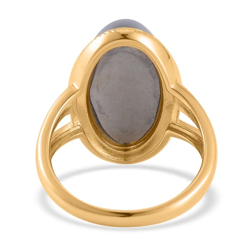 Terahertz 12.50 ctw Solitaire Ring in Goldtone, Terahertz Jewerly, Gift For Her (Size 10.00)