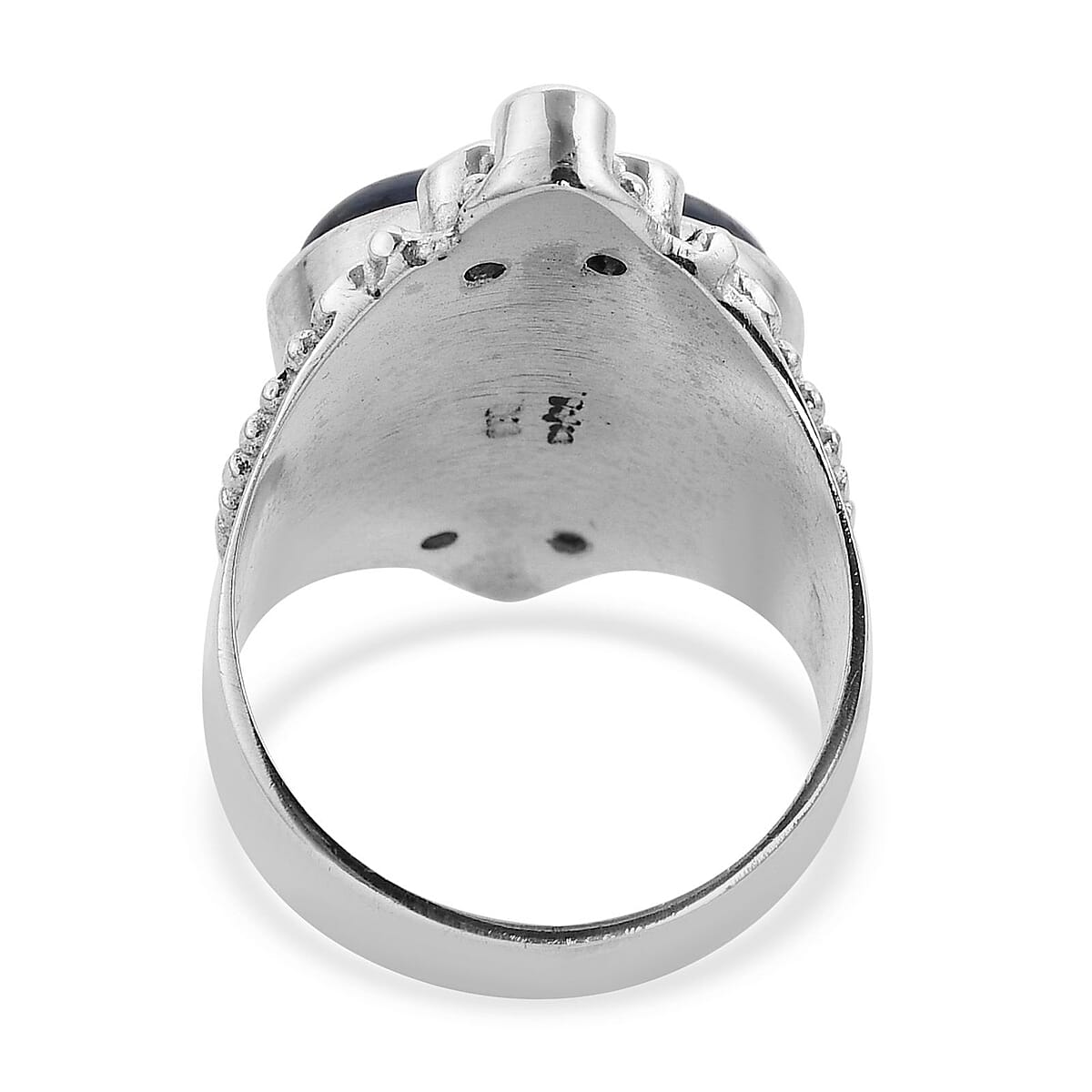 Sajen Silver Himalayan Kyanite and Catalina Iolite Ring in Sterling Silver (Size 8.0) 12.65 ctw image number 4