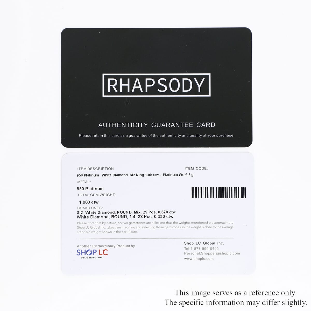 Rhapsody 950 Platinum IGI Certified Diamond Ring (Size 8.5) 5.75 Grams 1.00 ctw image number 7