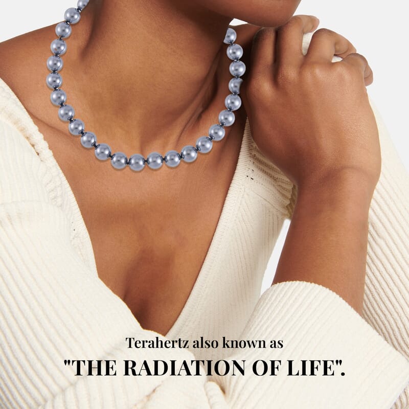 Terahertz 590.00 ctw Beaded Necklace (20 Inches) in Rhodium Over Sterling Silver with Magnetic Lock