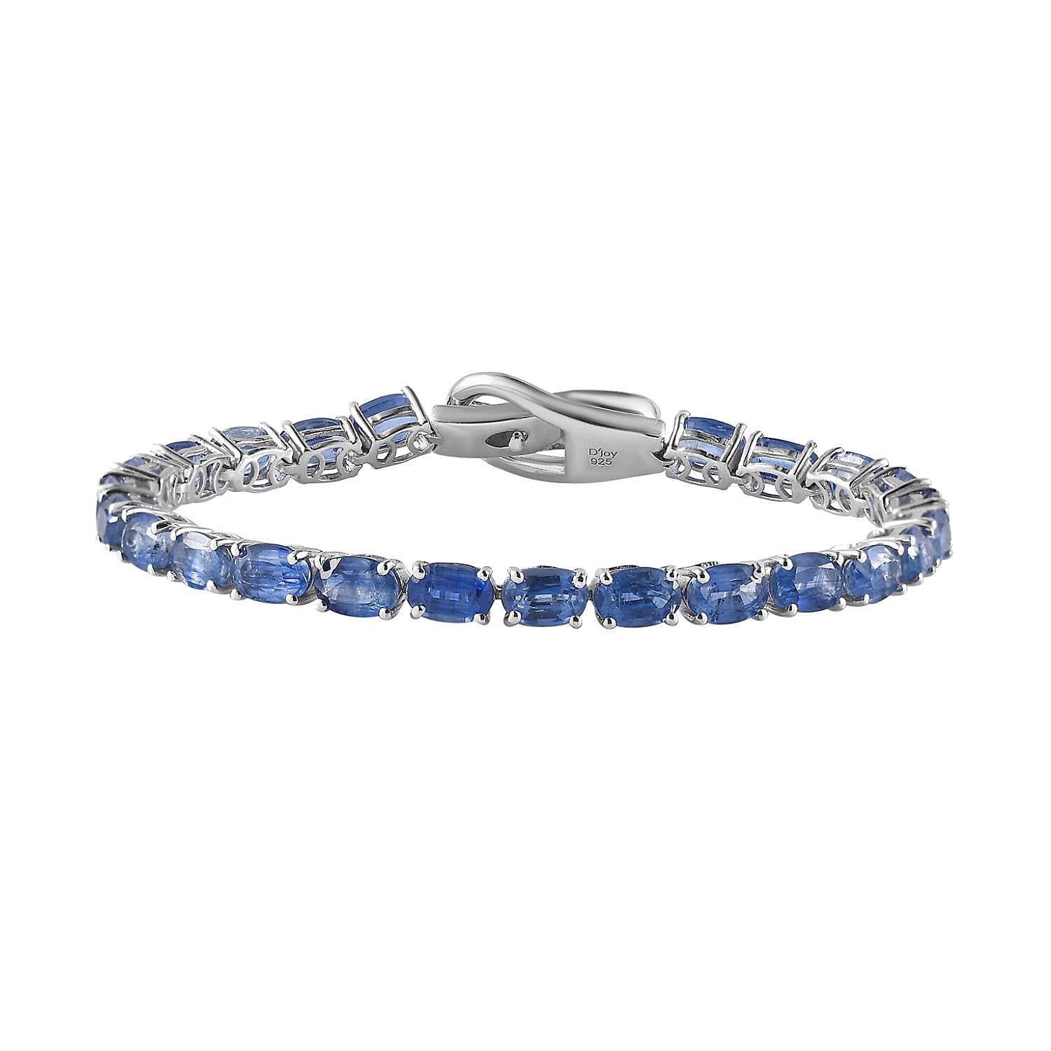 Himalayan Kyanite Tennis Bracelet in Platinum Over Sterling Silver (6.50 In) 15.25 ctw