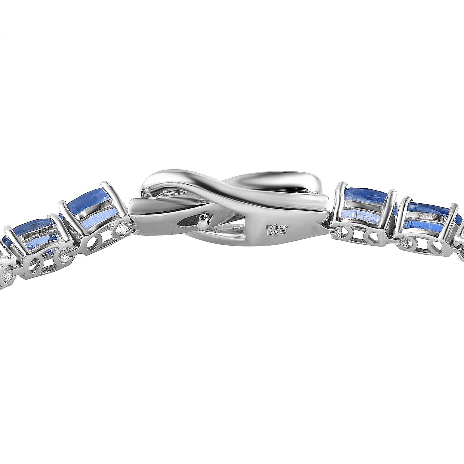 Himalayan Kyanite Tennis Bracelet in Platinum Over Sterling Silver (6.50 In) 15.25 ctw