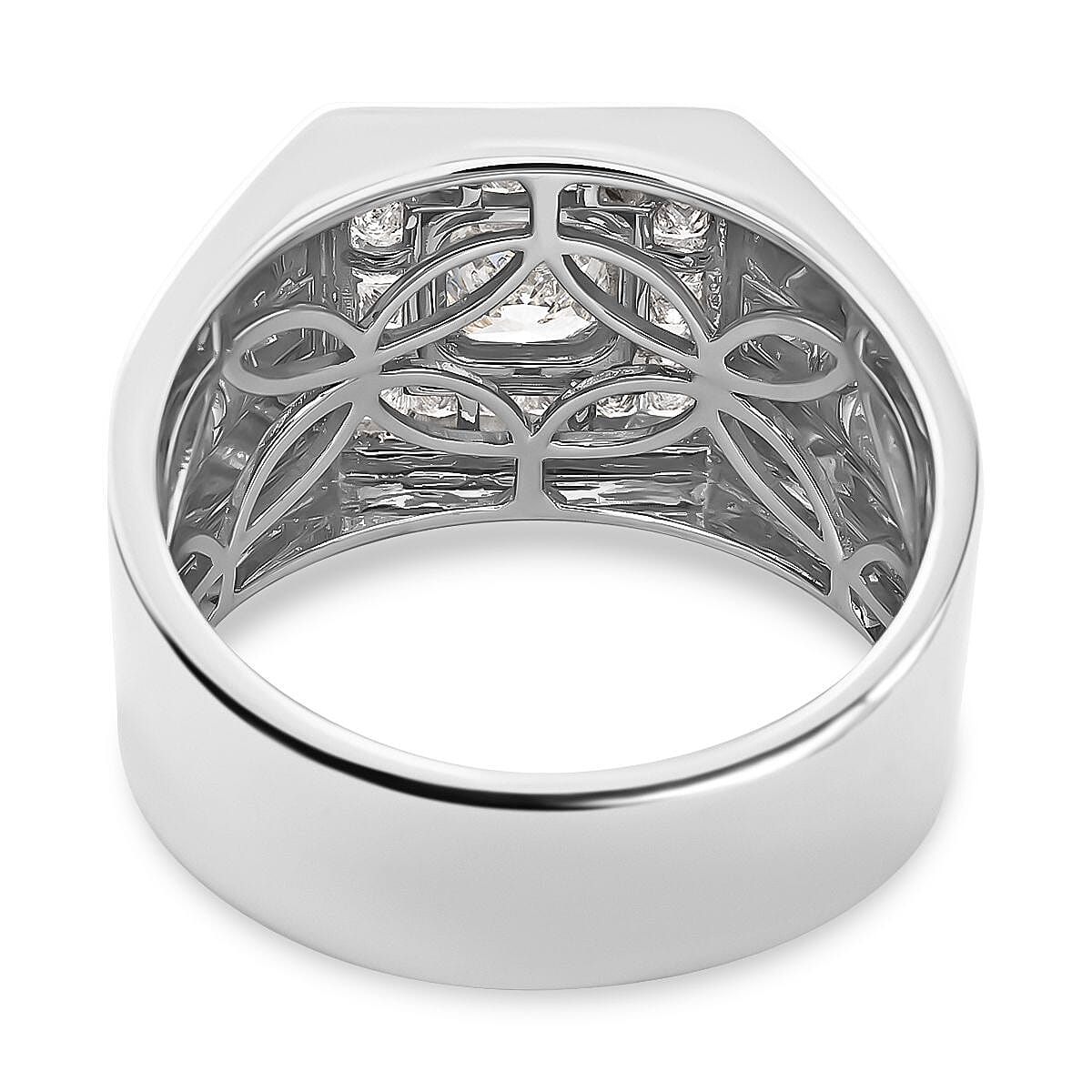 Modani 14K Yellow and White Gold I-J I2-I3 Diamond Men's Ring (Size 14.0) 9.90 Grams 2.10 ctw image number 4