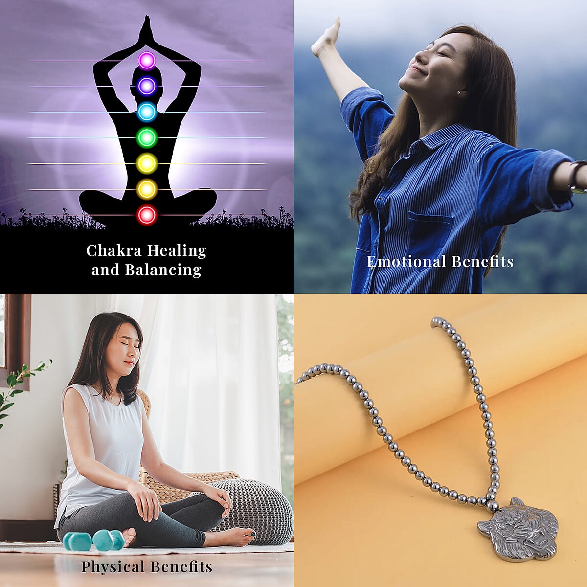 Terahertz 219.10 ctw Carved Lion Pendant with Beaded Necklace 20 Inches in Rhodium Over Sterling Silver image number 2