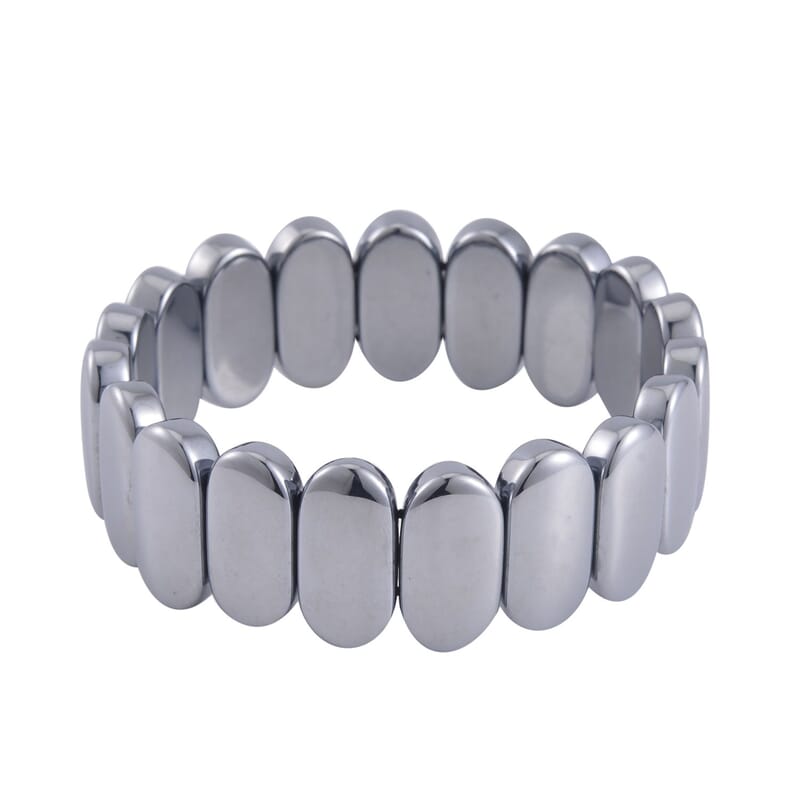 Terahertz 230.00 ctw Oval Block Stretch Bracelet