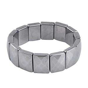  Terahertz Cushion Block Stretch Bracelet 270.00 ctw