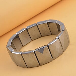  Terahertz Cushion Block Stretch Bracelet 270.00 ctw