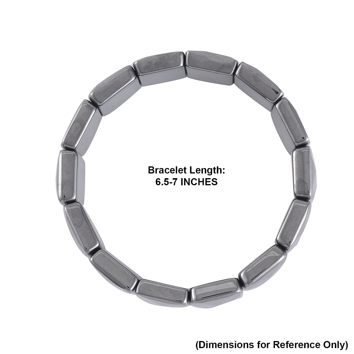  Terahertz Cushion Block Stretch Bracelet 270.00 ctw image number 3