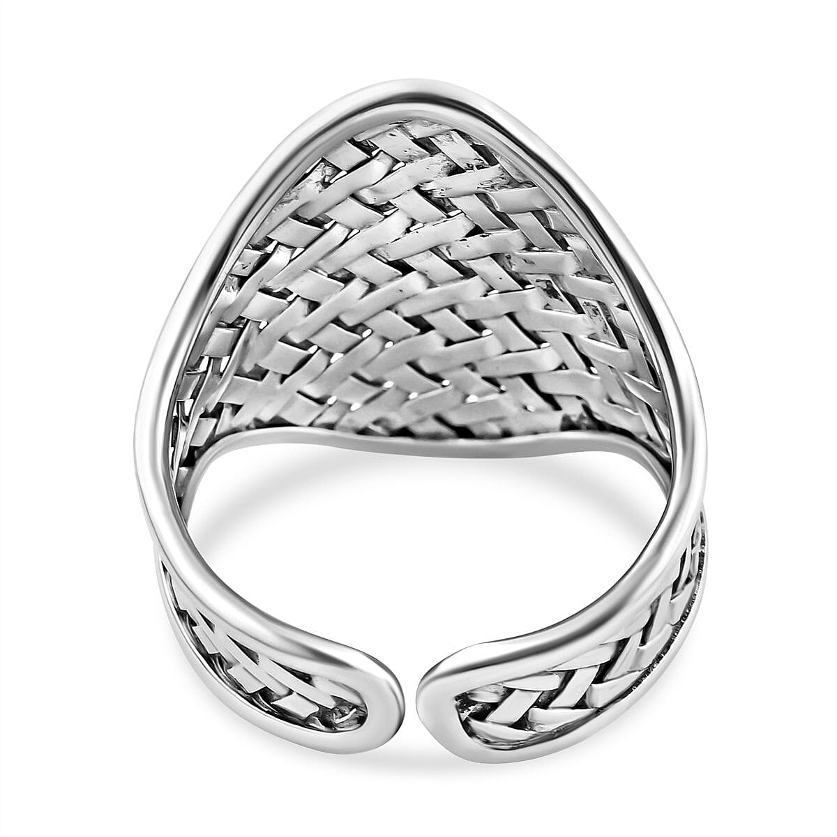 Fancy Ring in Sterling Silver (Size 5.5)