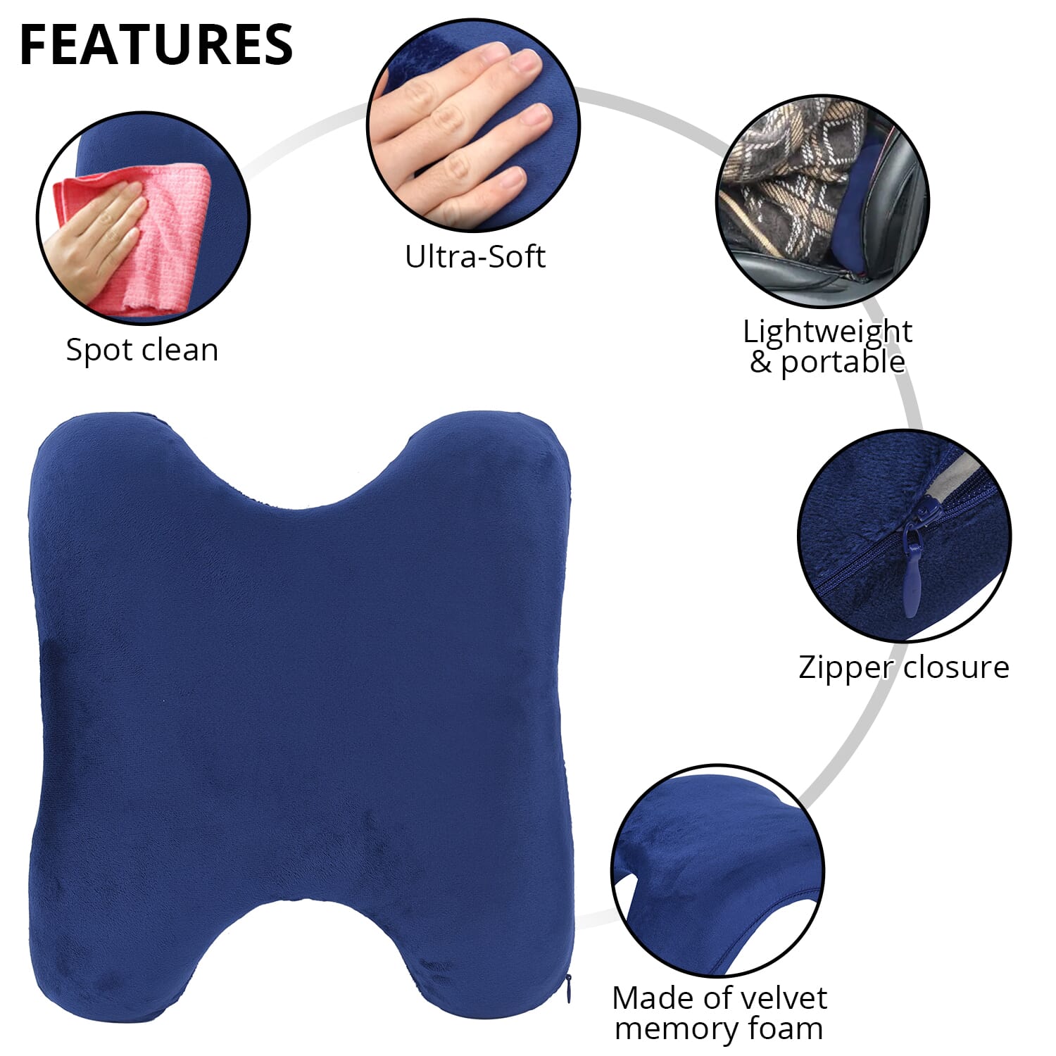 Homesmart Super Soft Memory Foam Perfect Posture Pillow