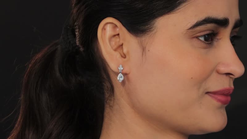 Premium Mangoro Aquamarine and Multi Gemstone Dangling Earrings in Platinum Over Sterling Silver 1.00 ctw