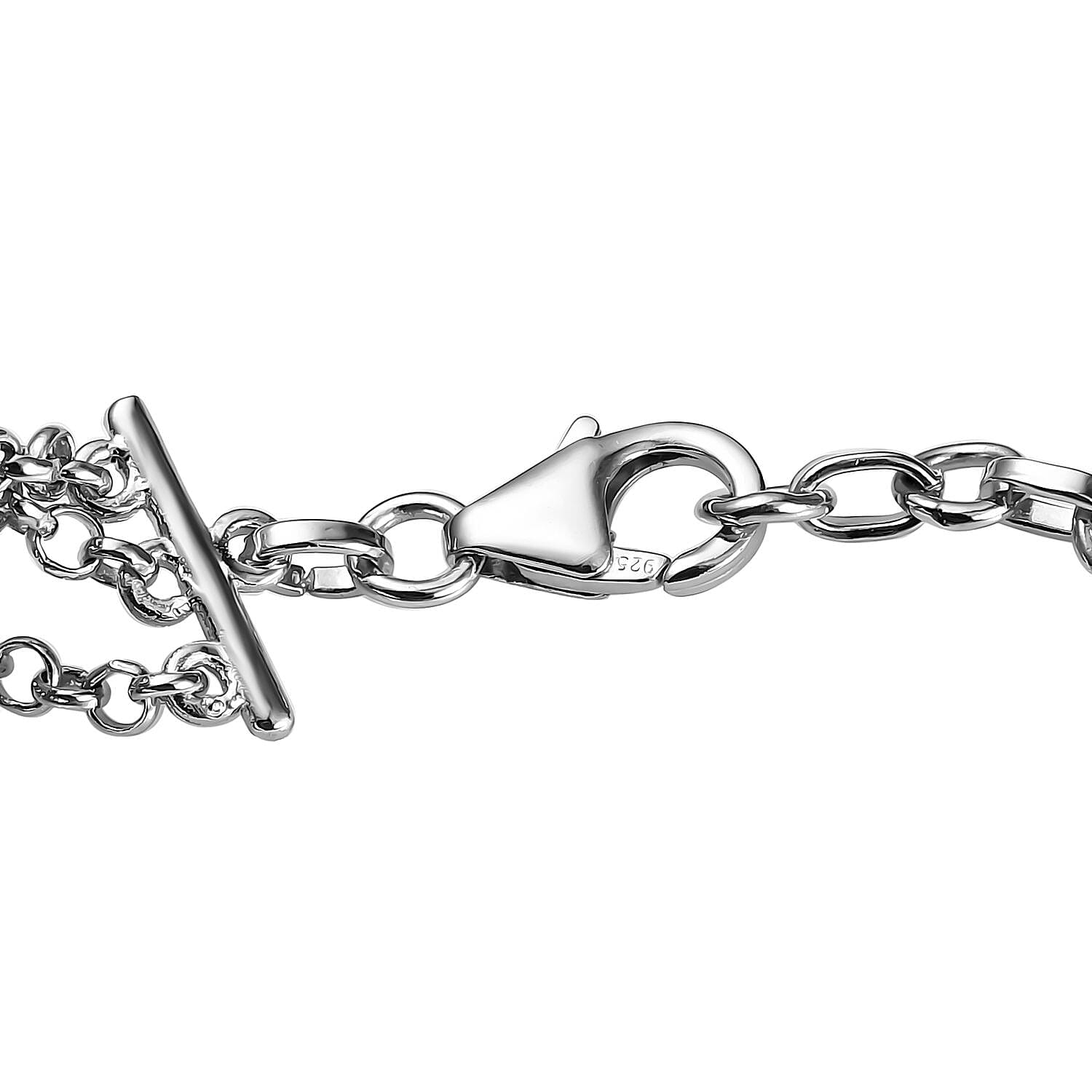 African Amethyst Adjustable Bracelet in Platinum Over Sterling Silver (6.50-8.0In) 25.35 ctw